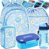 ZESTAW 5 el. Plecak wczesnoszkolny CoolPack JERRY 21 L stokrotki, DAISY SUN (F029834SET5CZ)
