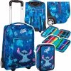 ZESTAW 2 el. Plecak CoolPack COMPACT 27 L na kółkach STITCH (F086780SET2CZ)