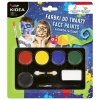Farbki do malowania twarzy 6 kolorów KIDEA (FDT6KA)