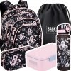 ZESTAW 5 el. Plecak CoolPack DRAFTER 28 L kwiatki, HELEN (F010744SET5EL)