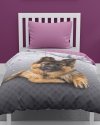 Narzuta dziecięca na łóżko OWCZAREK Pies 170 x 210 cm (K084)