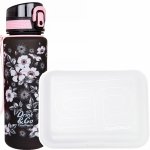 Zestaw bidon i śniadaniówka CoolPack BRISK kwiaty, HELEN 600 ml (Z16744+93491CP)