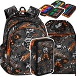 ZESTAW 3 el. Plecak wczesnoszkolny CoolPack JERRY 21 L pady, GAMER (F029827SET3CZ)
