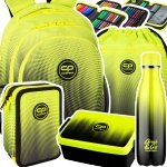 ZESTAW 5 el. Plecak wczesnoszkolny CoolPack JERRY 21 L żółte ombre, GRADIENT LEMON (E29510SET5CZ)