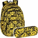 ZESTAW 2 el. Plecak CoolPack PICK  23 L emotikony, BE HAPPY (F099808SET2CZ)