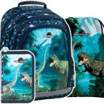 ZESTAW 3 el. Plecak szkolny DINOZAURY (PL15BDN19SET3CZ)
