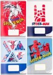 4 x Zeszyt A5 w kratkę 32 kartki SPIDERMAN SPIDER MAN (13815SET4CZ)