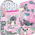 ZESTAW 6 el. Plecak szkolny CUTE KOALA Misie (PLSZKOA10SET6CZ)