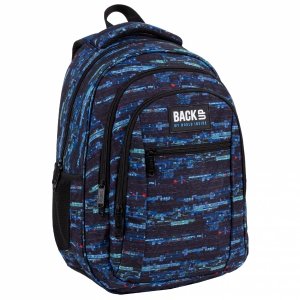 Plecak szkolny młodzieżowy BackUP 26 L zakłócenie, GLITCH (PLB4O111)