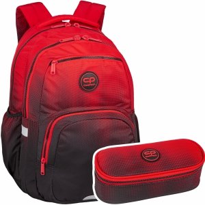 ZESTAW 2 el. Plecak CoolPack PICK  23 L czerwone ombre, GRADIENT CRANBERRY (F099756SET2CZ)