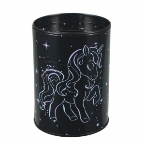 Skarbonka metalowa okrągła UNICORN HOLO Jednorożec Starpak (536635)