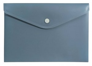 Teczka koperta na dokumenty A4 Soft Touch NIEBIESKA Biurfol (TKM-A4-02)
