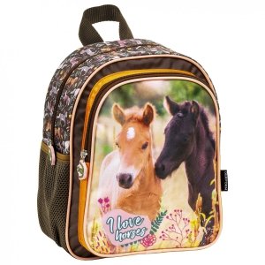 Plecak przedszkolny wycieczkowy I LOVE HORSES Konie (PL11KO24)