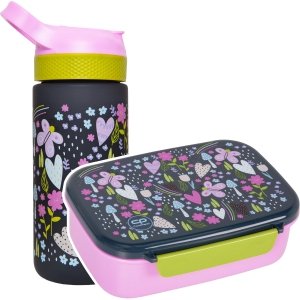 Zestaw bidon i śniadaniówka CoolPack BIBBY ogród, IN THE GARDEN 420ml (Z08831+Z18831)