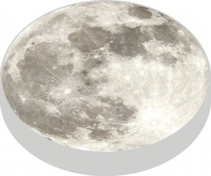 Gumka do mazania szkolna GALAXY Księżyc (12525)
