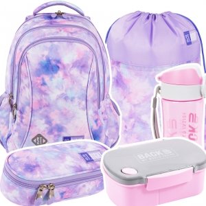 ZESTAW 5 el. Plecak wczesnoszkolny ST.RIGHT pastelowy, PASTEL DREAM BP26 (65875SET5CZ)