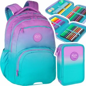 ZESTAW 2 el. Plecak CoolPack PICK  23 L fioletowe ombre, GRADIENT BLUEBERRY (E99505SET2CZ)