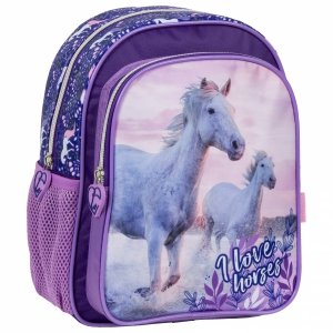 Plecak przedszkolny wycieczkowy I LOVE HORSES Konie (PL11KO25)