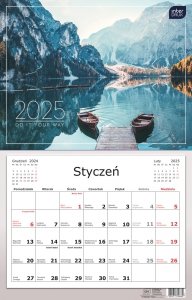 Kalendarz ścienny jednodzielny WIDOKI 2025 (58660)