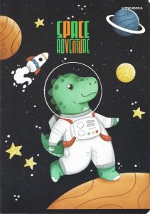 Zeszyt A5 w kolorową linię 32 kartki SPACE ADVENTURE mix (400182346)