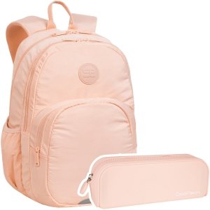 ZESTAW 2 el. Plecak CoolPack RIDER  27 L PASTEL / POWDER PEACH (F109650SET2CZ)