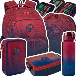 ZESTAW 5 el. Plecak CoolPack PICK  23 L granatowe ombre, GRADIENT COSTA (F099758SET5CZ)