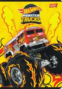 Zeszyt A5 w kratkę 16 kartek HOT WHEELS Mattel  mix (69101)