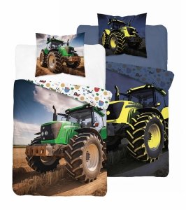 Komplet pościeli pościel świecąca w ciemności TRAKTOR 160 x 200 cm (4903A)