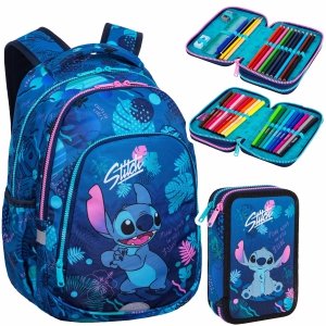 ZESTAW 2 el. Plecak szkolny CoolPack PRIME 19 L  STITCH (F025780SET2CZ)