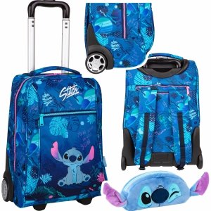 ZESTAW 2 el. Plecak CoolPack COMPACT 27 L na kółkach STITCH (F086780SET2CZ)