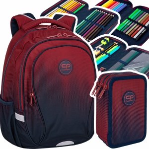 ZESTAW 2 el. Plecak wczesnoszkolny CoolPack JERRY 21 L granatowe ombre, GRADIENT COSTA (F029758SET2CZ)
