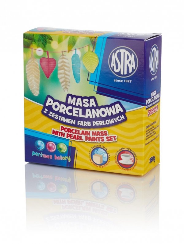 Masa porcelanowa + 3 kolory farb perłowych (336118018)