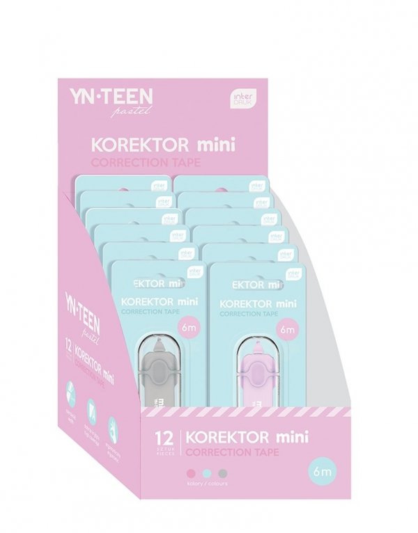 Korektor w taśmie mini YN TEEN 6 m TURKUSOWY (78319)