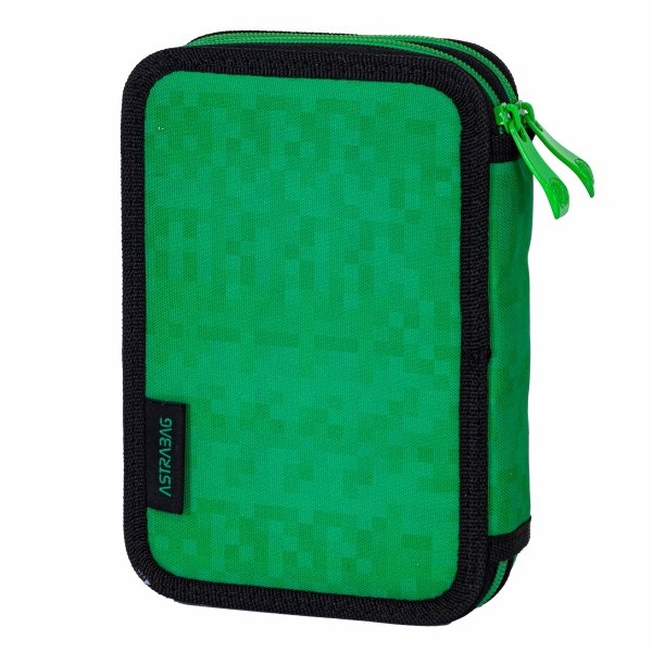 ZESTAW 5 el. Plecak wczesnoszkolny 16 L ASTRABAG MINECRAFT CREEP gra, PIXEL HERO (502024095SET5CZ)