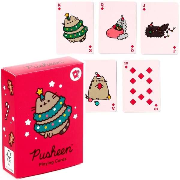 KARTY DO GRY PUSHEEN ŚWIĄTECZNE talia kart (XPCARD15)