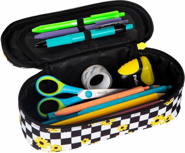Piórnik CoolPack CAMPUS kwiatki, CHESS FLOW (F062745)