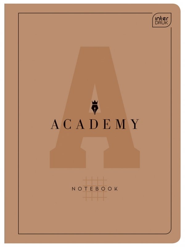 Zeszyt A5 60 kartek w kratkę ACADEMY mix (99185)