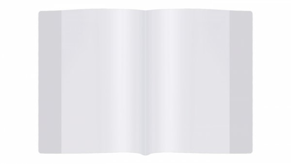 Okładka na zeszyty i podręczniki format A4 okładki BEZBARWNA 5 SZTUK (20874)