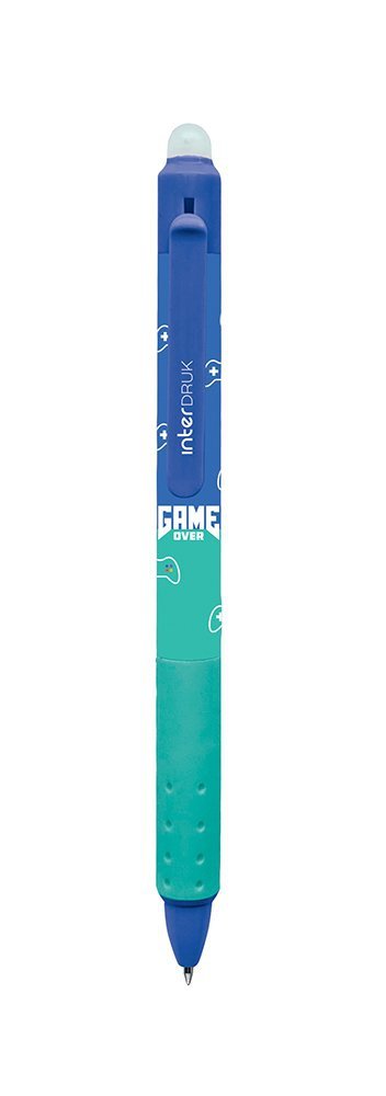 Długopis GAME OVER wymazywalny żelowy 0,5 mm INTERDRUK mix (27741)