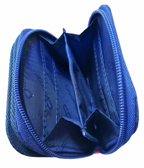 Portfel młodzieżowy CoolPack HAZEL niebieskie ombre, GRADIENT BLUE LAGOON (F055690)