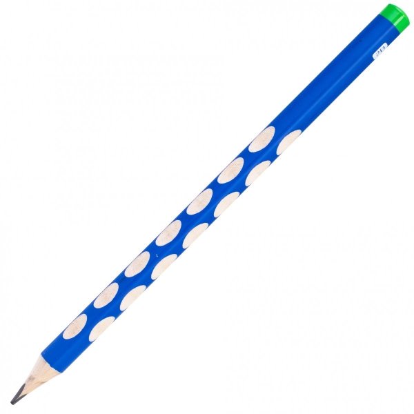 Ołówek do nauki pisania JUMBO 2B NIEBIESKI HAPPY COLOR (12631)