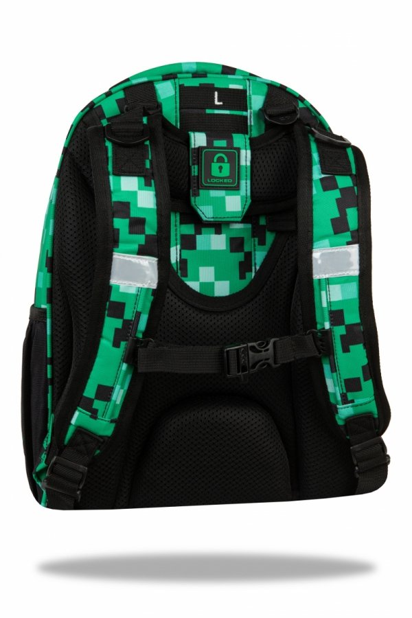 ZESTAW 3 el. Tornister Plecak CoolPack TURTLE  25 L gra, GAME ZONE (F015826SET3CZ)