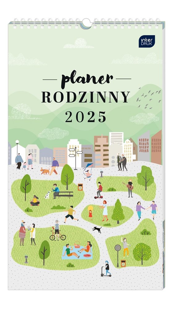 Kalendarz ścienny Planer Rodzinny 2025 RAZEM Interdruk (58356)
