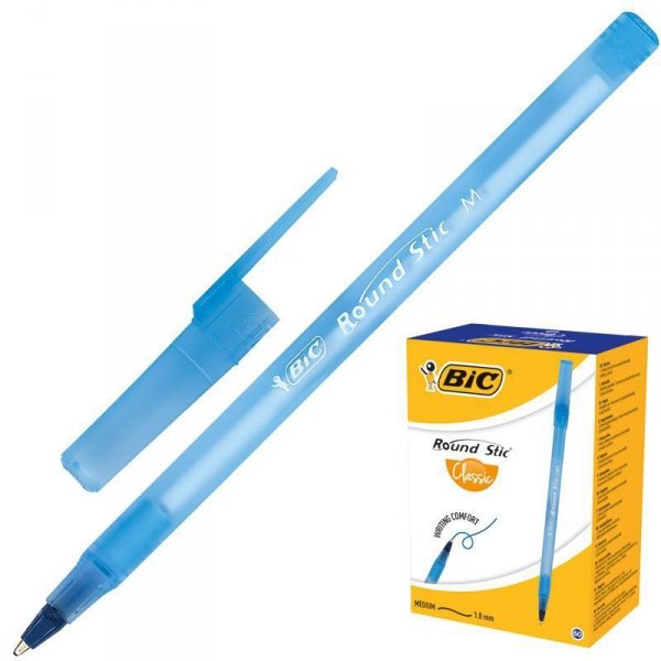 Długopis BiC Round Stick wkład niebieski (56378)