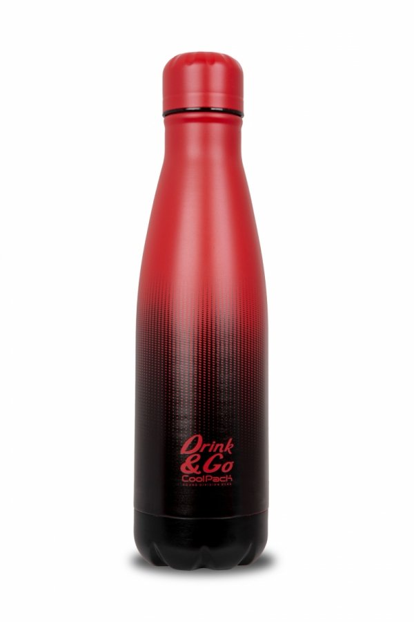 Bidon Drink&amp;Go butelka termiczna CoolPack 500ml czerwone ombre, GRADIENT CRANBERRY (Z04756)