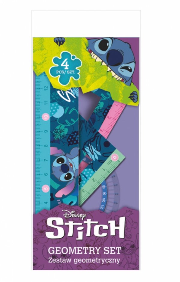 Zestaw geometryczny 4 el. 15 cm COLORINO STITCH (70151)