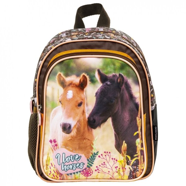 Plecak przedszkolny wycieczkowy I LOVE HORSES Konie (PL11KO24)