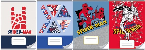 Zeszyt A5 w kratkę 32 kartki SPIDERMAN SPIDER MAN (13815)