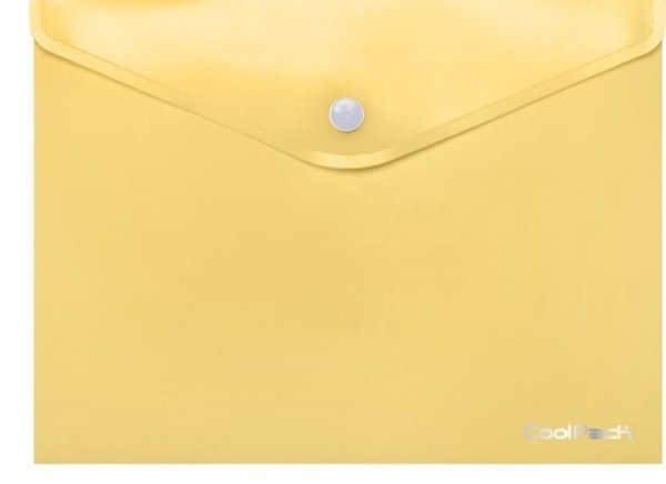 Teczka koperta na dokumenty A4 PASTEL YELLOW, żółta CoolPack (81216CP)