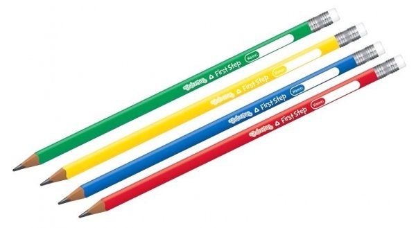 4 x Ołówek trójkątny do nauki pisania COLORINO Kids (51910)